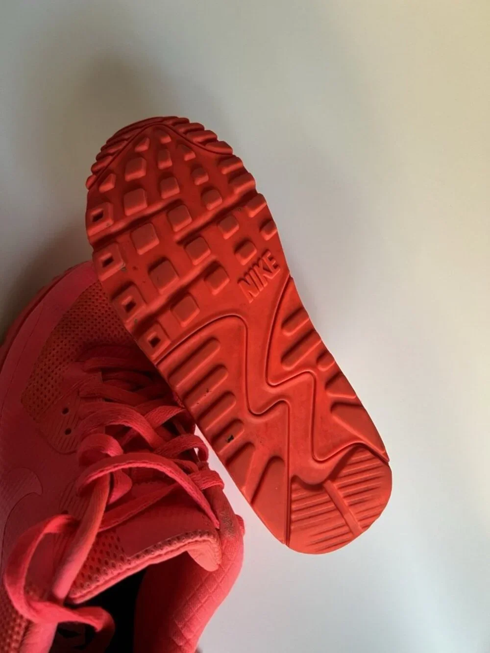 Nike Air Max 90 Hyperfuse Sunset Red Orange Women’s Size 7